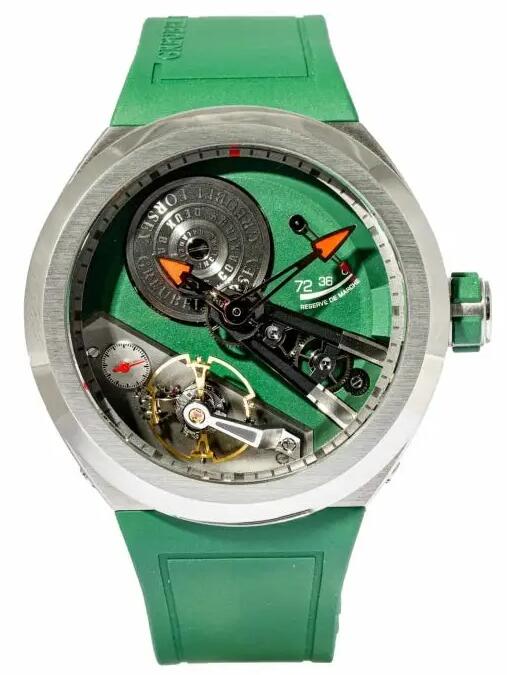 Replica Greubel Forsey Watch Balancier S Titanium Green Dial Men